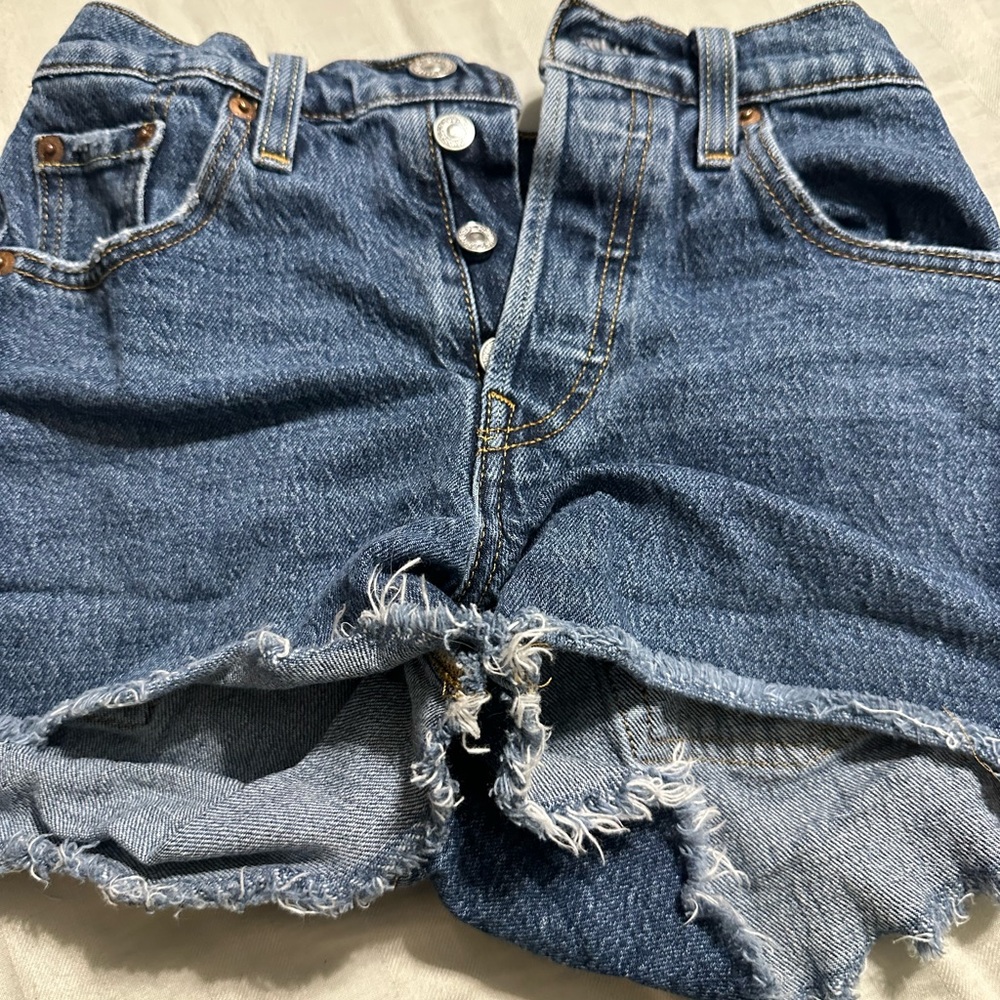 denim shorts